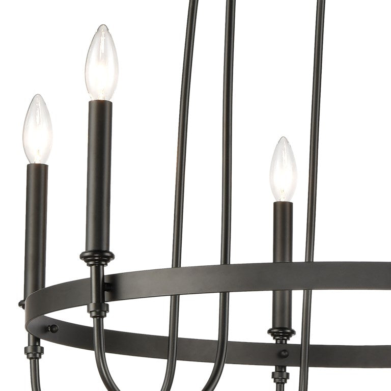 Elk Home, Wickshire 29'' Wide 6 - Light Chandelier