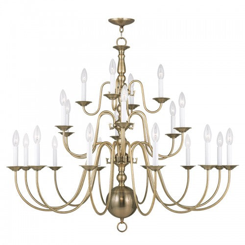 Livex Lighting, Williamsburgh 22 Light Chandelier