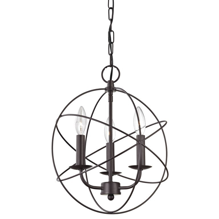 Elk Home, Williamsport 13'' Wide 3 - Light Chandelier