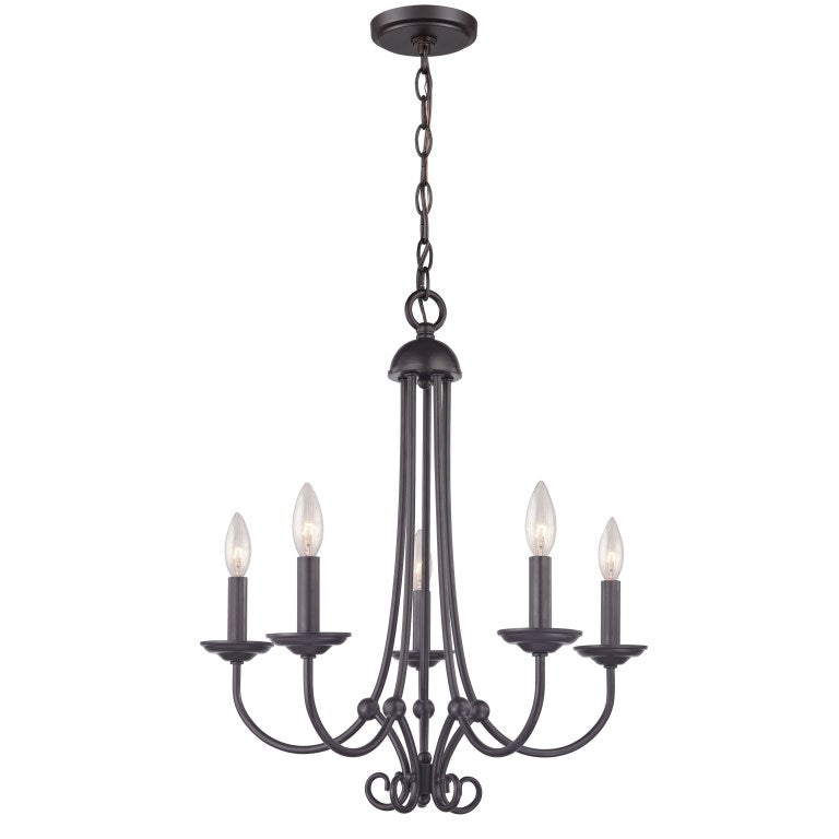 Elk Home, Williamsport 20'' Wide 5 - Light Chandelier