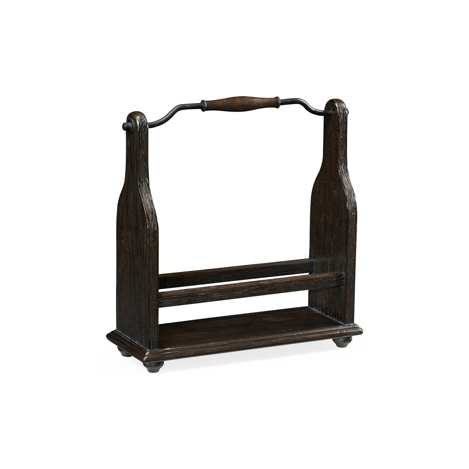 Jonathan Charles, Wine Bottle Holder in Antique Dark Grey