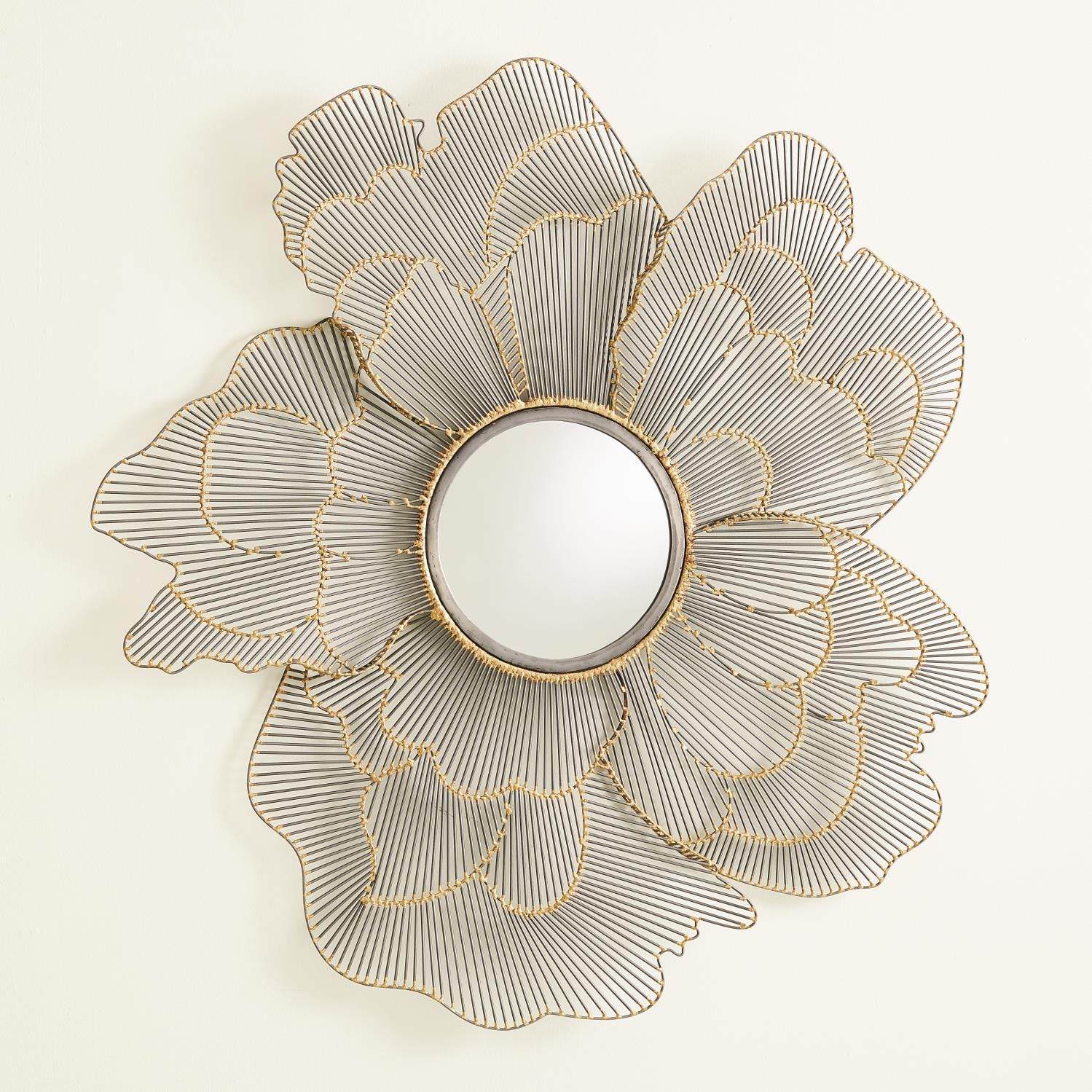 Global Views, Wire Flower Mirror