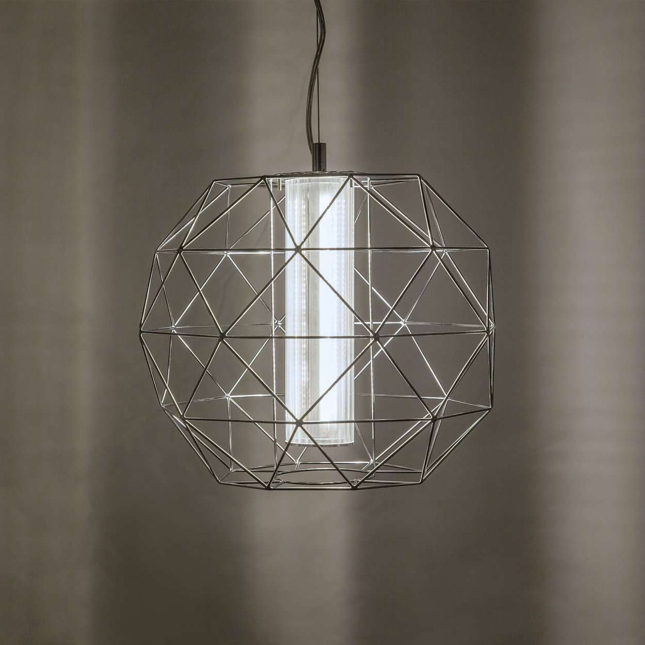 France & Son, Wire Geode Pendant Lamp