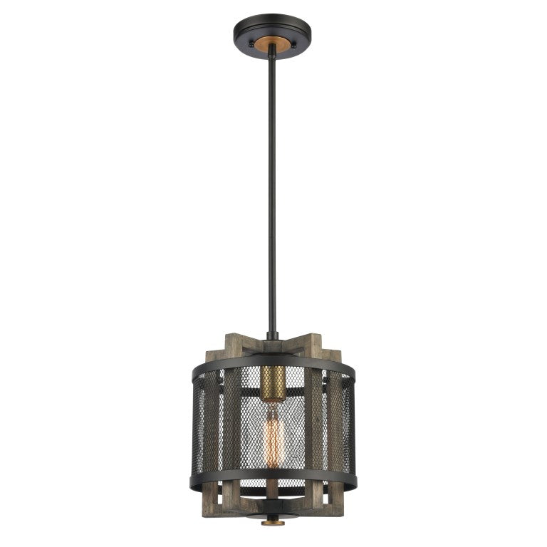 Elk Home, Woodbridge 10'' Wide 1 - Light Mini Pendant - Matte Black