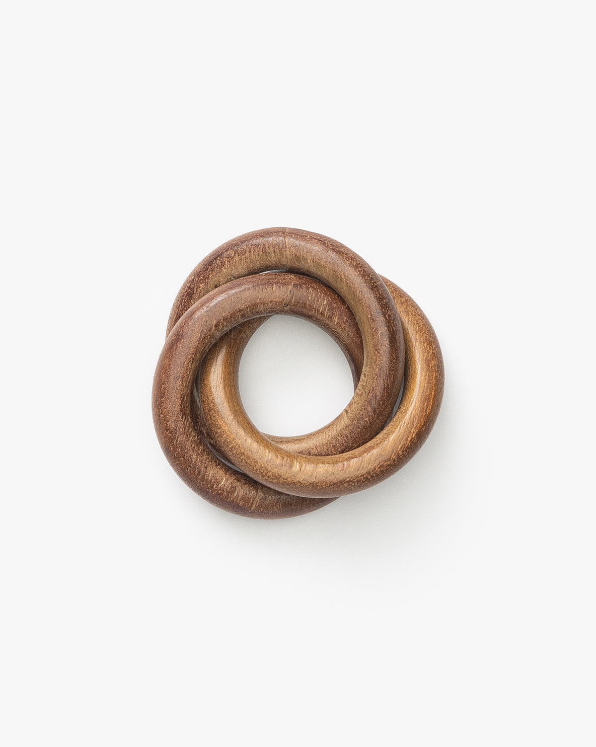 SARO LIFESTYLE, Wooden Interlocked Napkin Ring