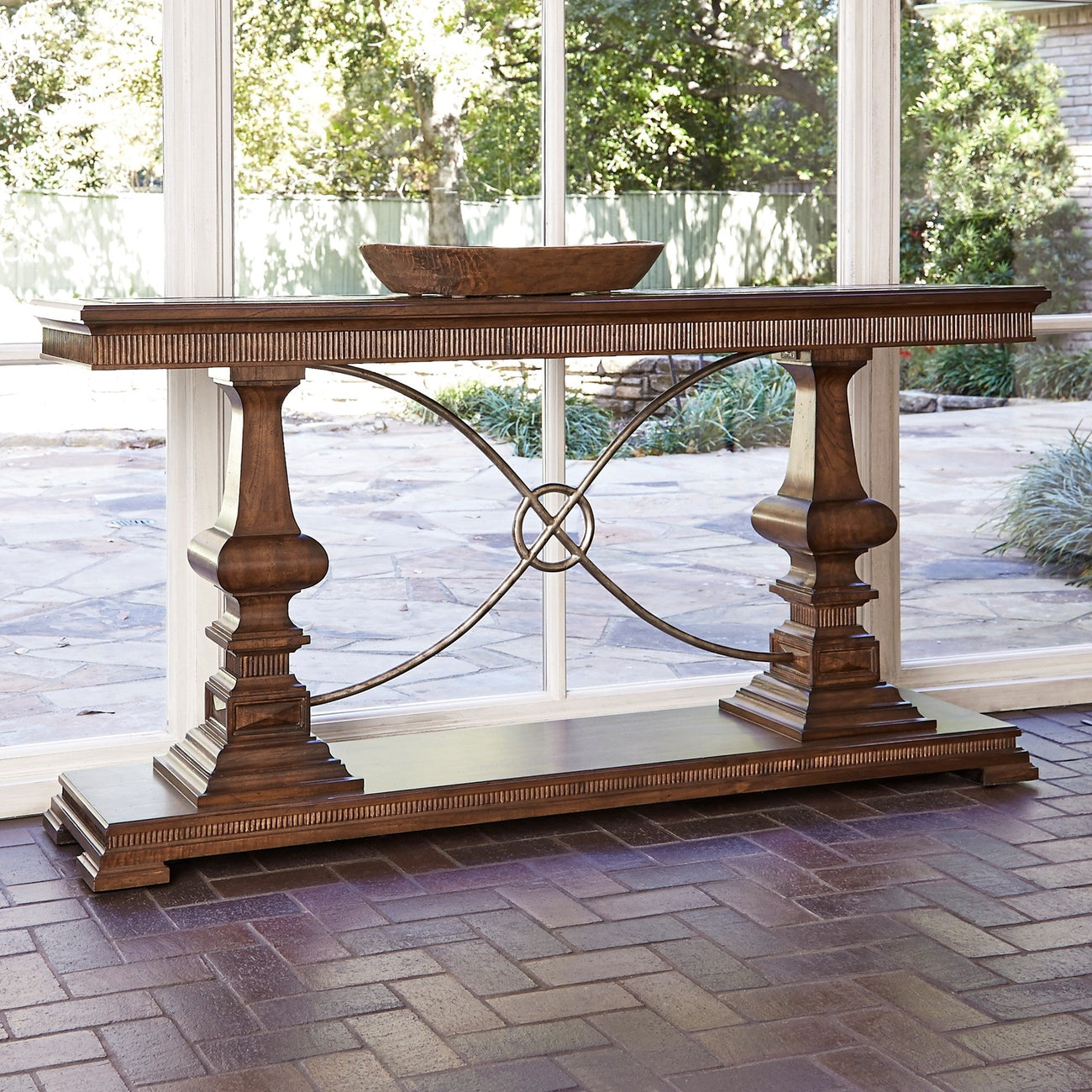 Ambella, Woodford Console Table - Nutmeg