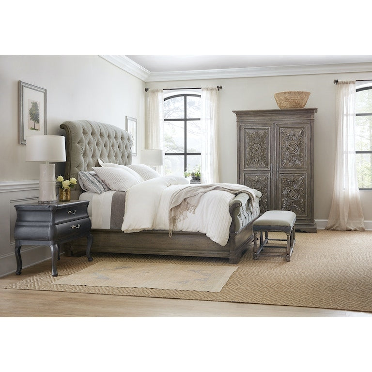 Hooker, Woodlands Queen Upholstered Bed