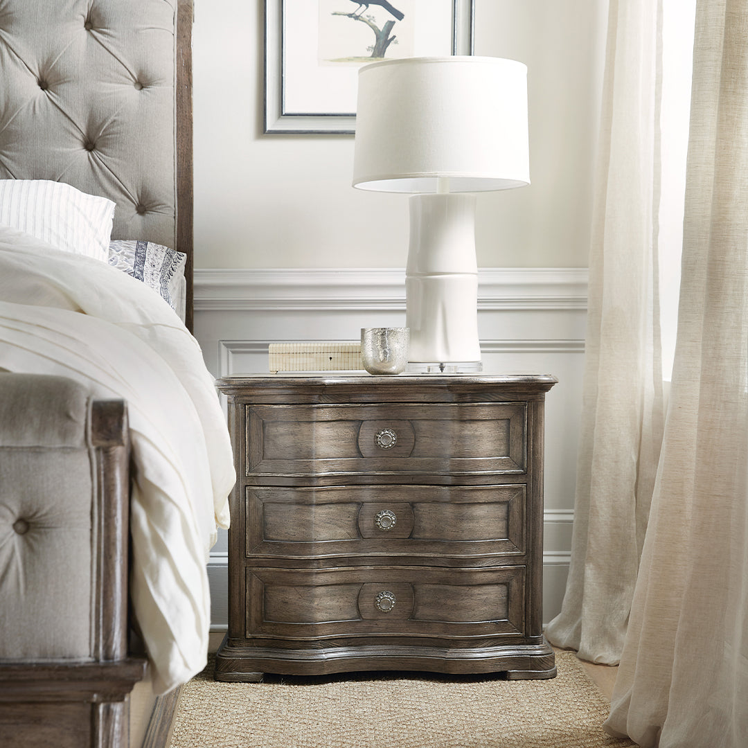 Hooker, Woodlands Three-Drawer Nightstand