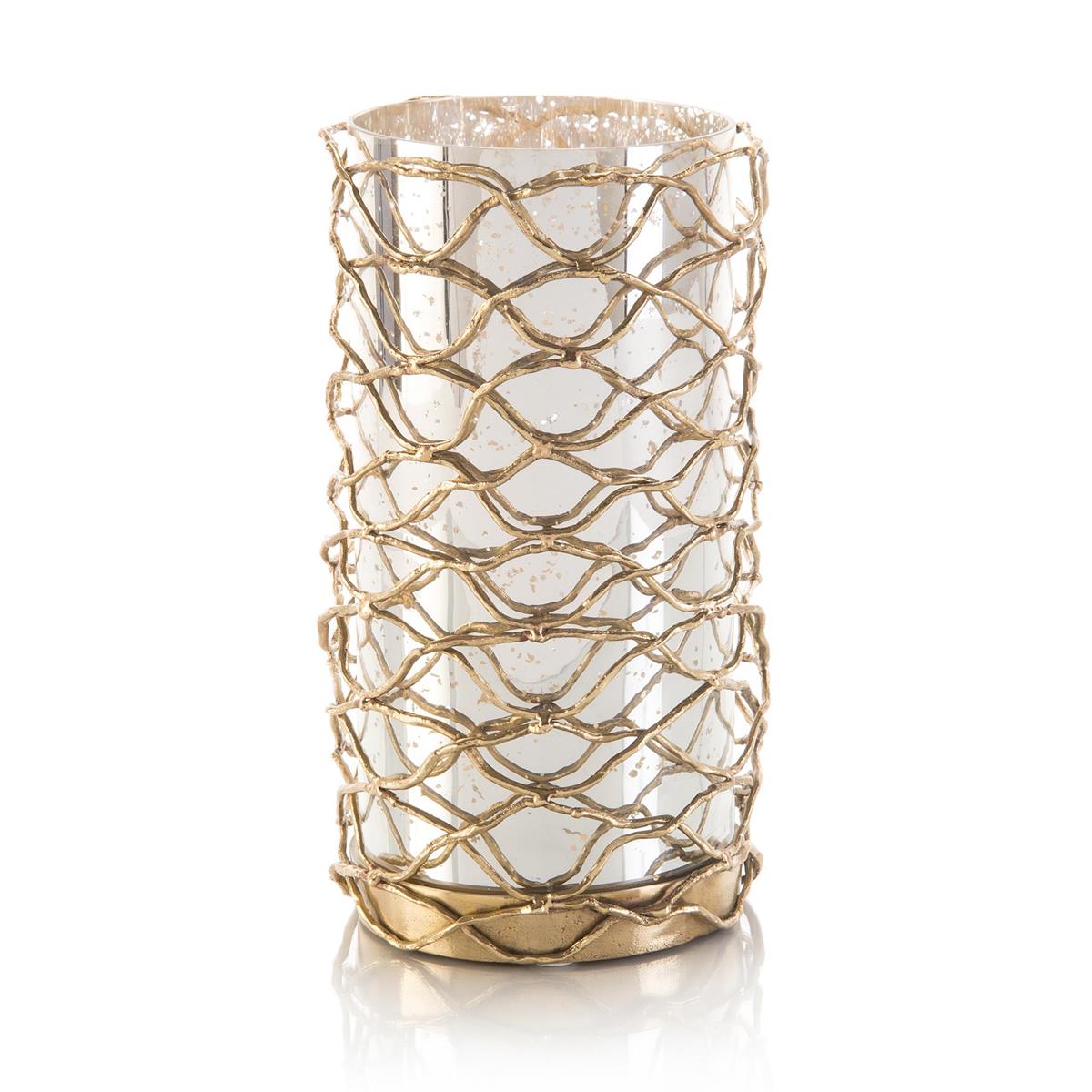 John Richard, Woven Brass Candleholder I