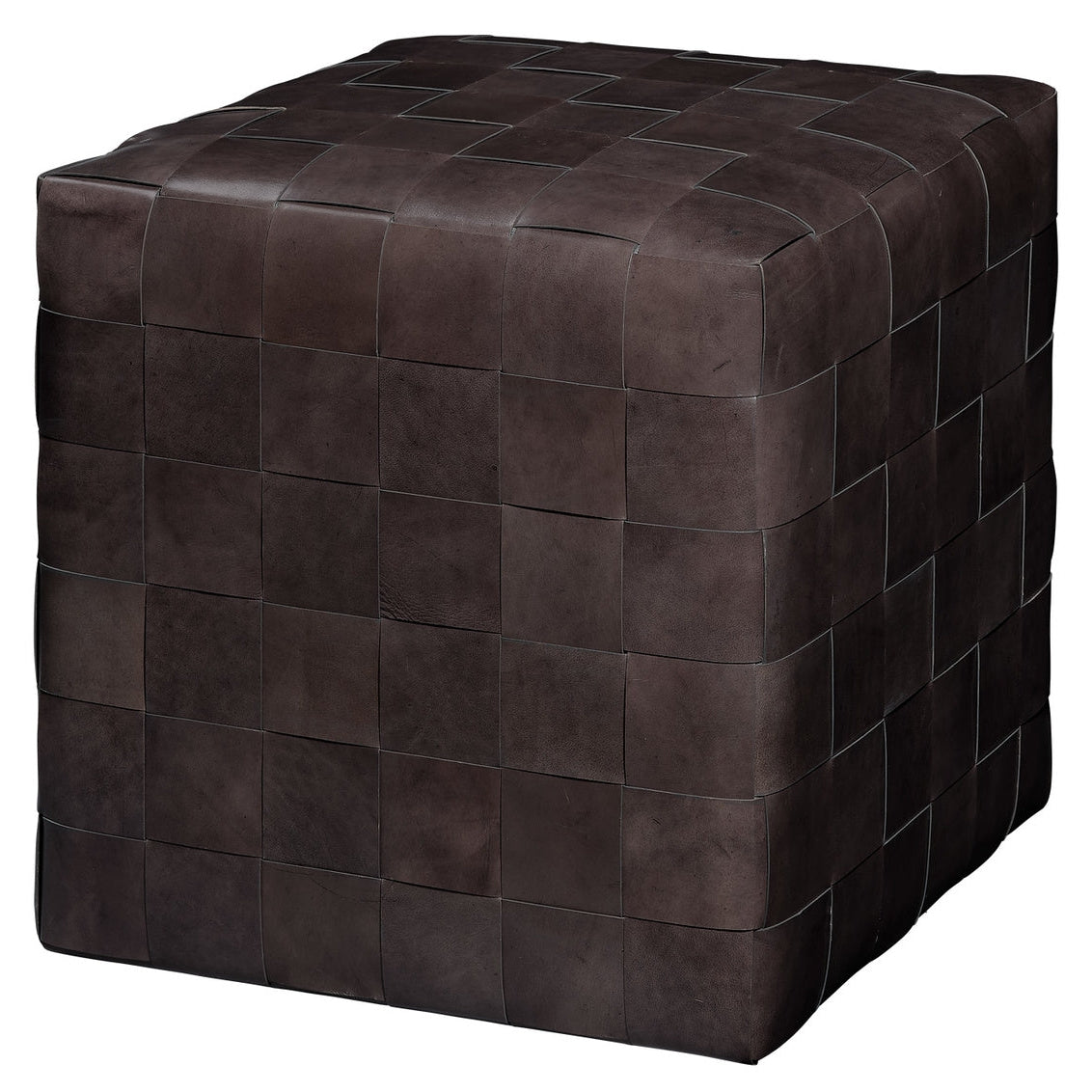 Jamie Young, Woven Leather Ottoman