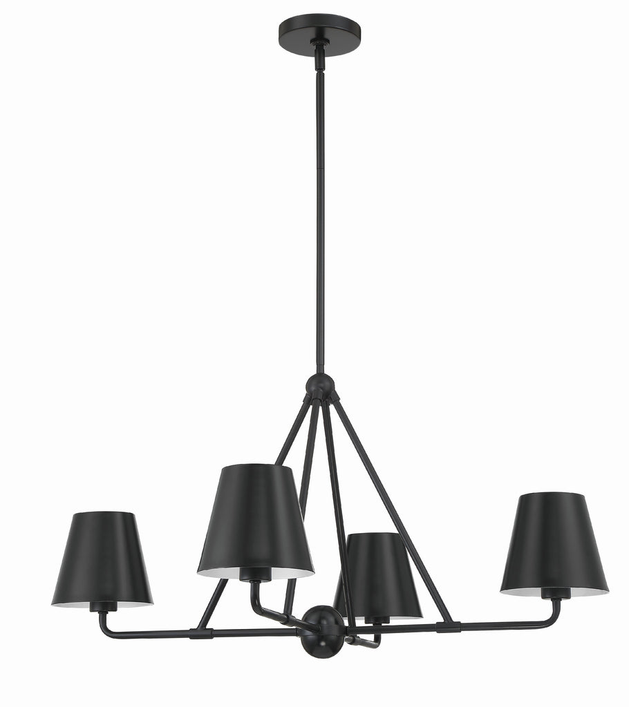 Crystorama Lighting Company, Xavier 4 Light Chandelier - 31"