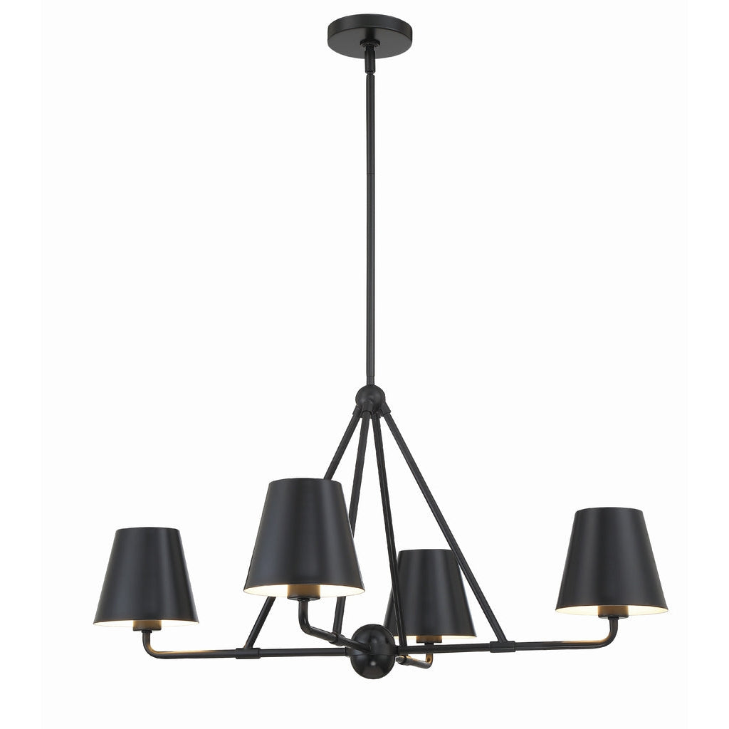 Crystorama Lighting Company, Xavier 4 Light Chandelier - 31"