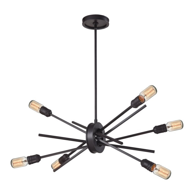 Elk Home, Xenia 22'' Wide 6-Light Chandelier