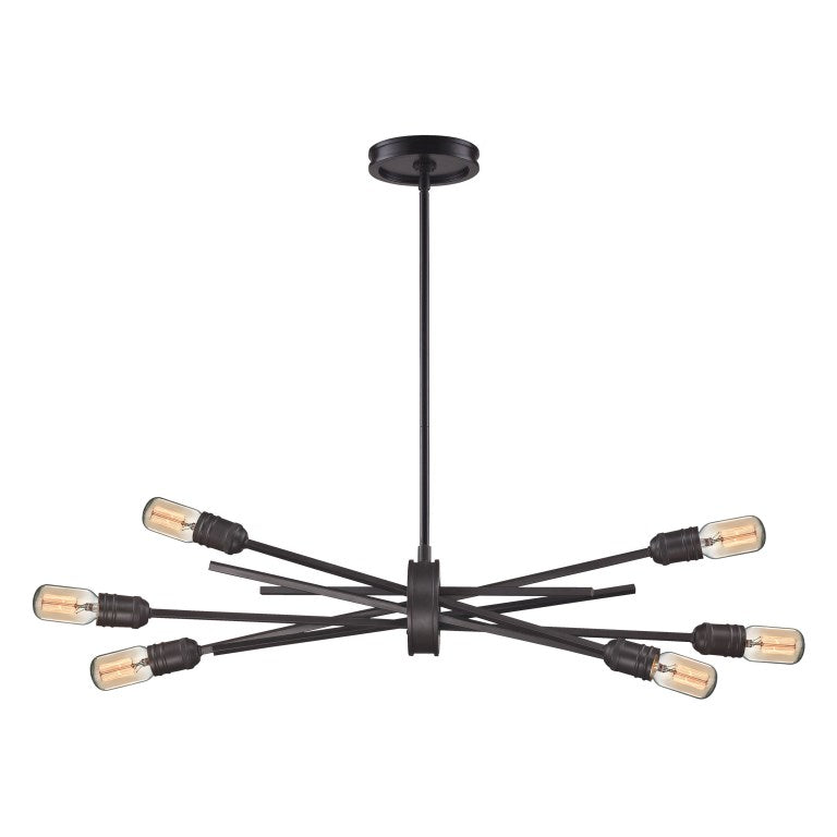 Elk Home, Xenia 31'' Wide 6 - Light Chandelier