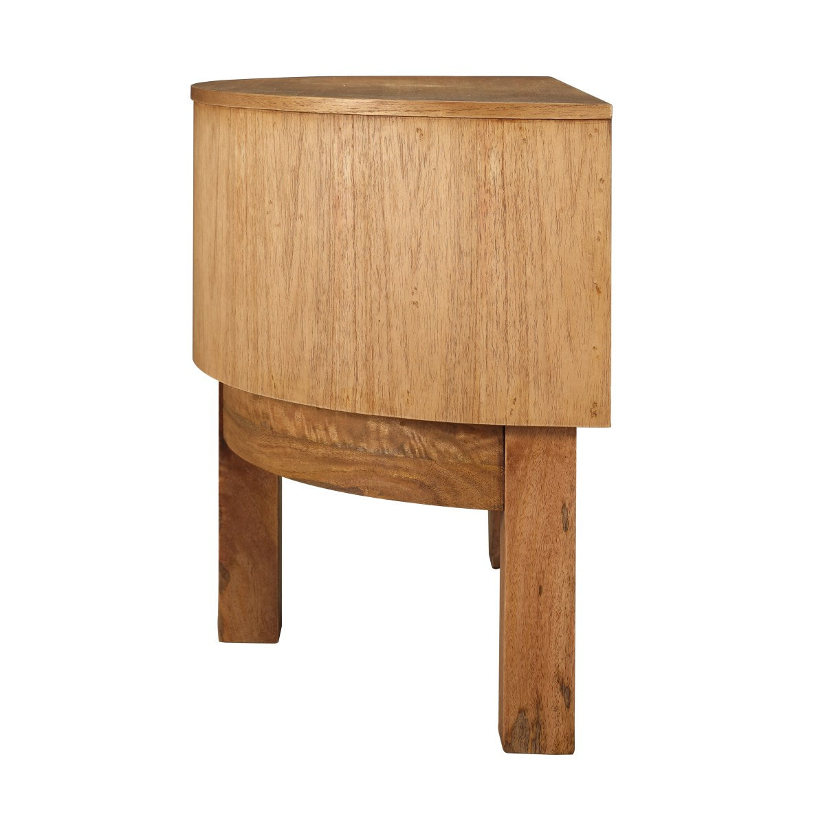 Elk Home, Zander Accent Table - Demilune Wheat Toast