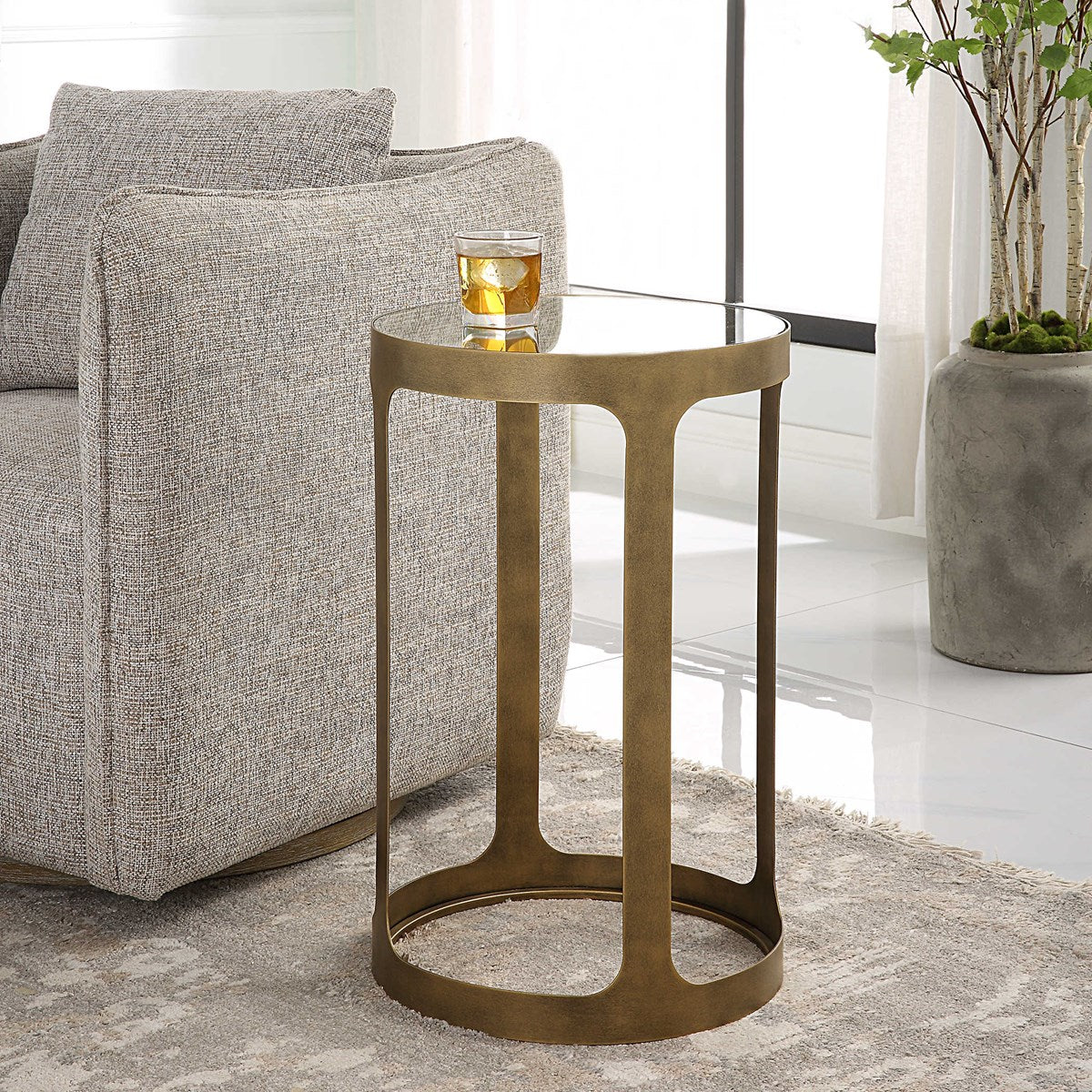 Uttermost, Zania Accent Table Furniture