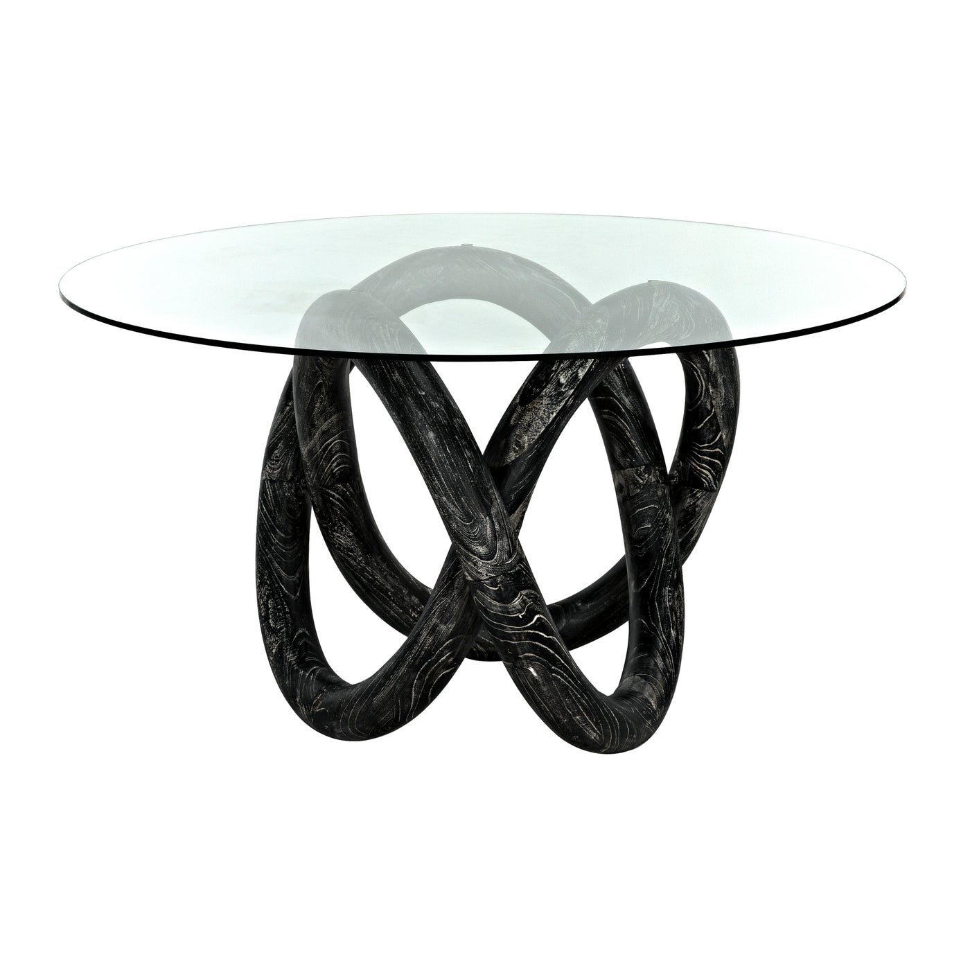 Noir, Zaza Dining Table - Cinder Black