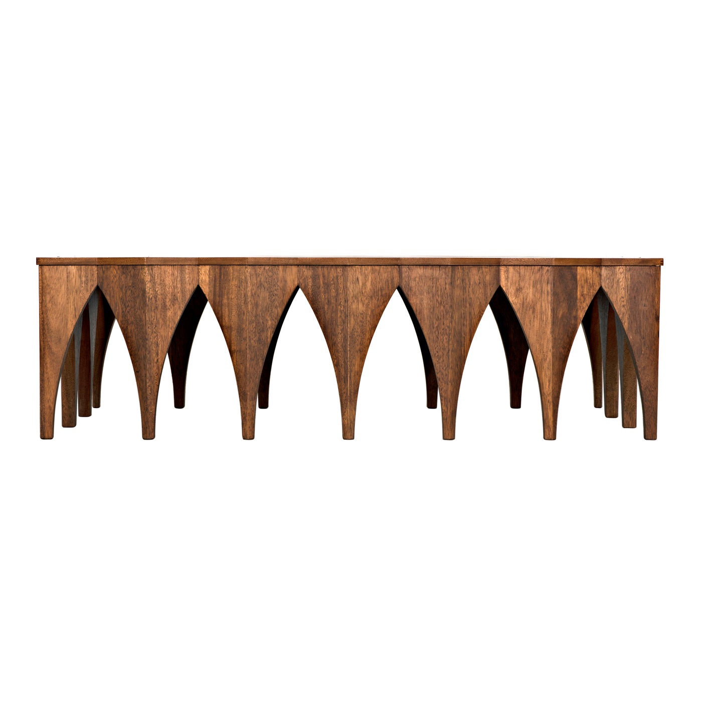 Noir, Zelenko Coffee Table - Dark Walnut