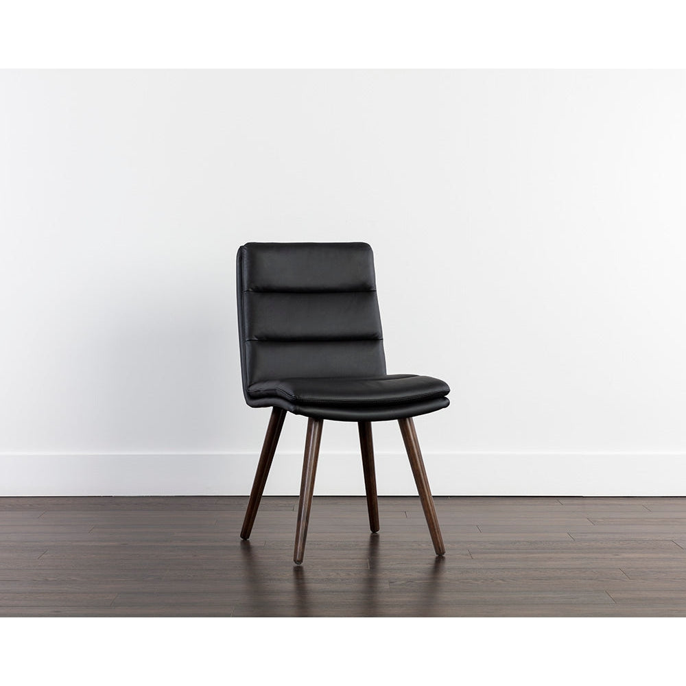 Sunpan, Zelia Dining Chair - Linea Black Leather