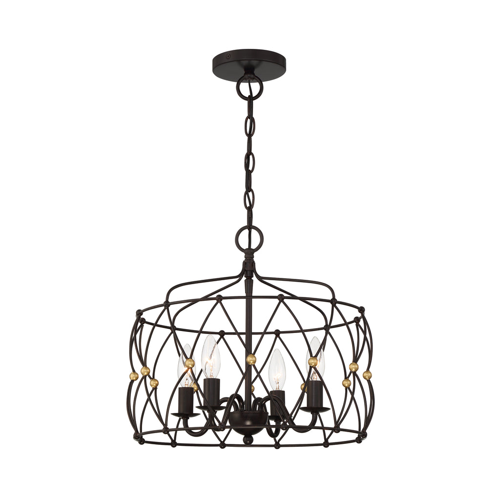 Crystorama Lighting Company, Zucca 4 Light Lantern