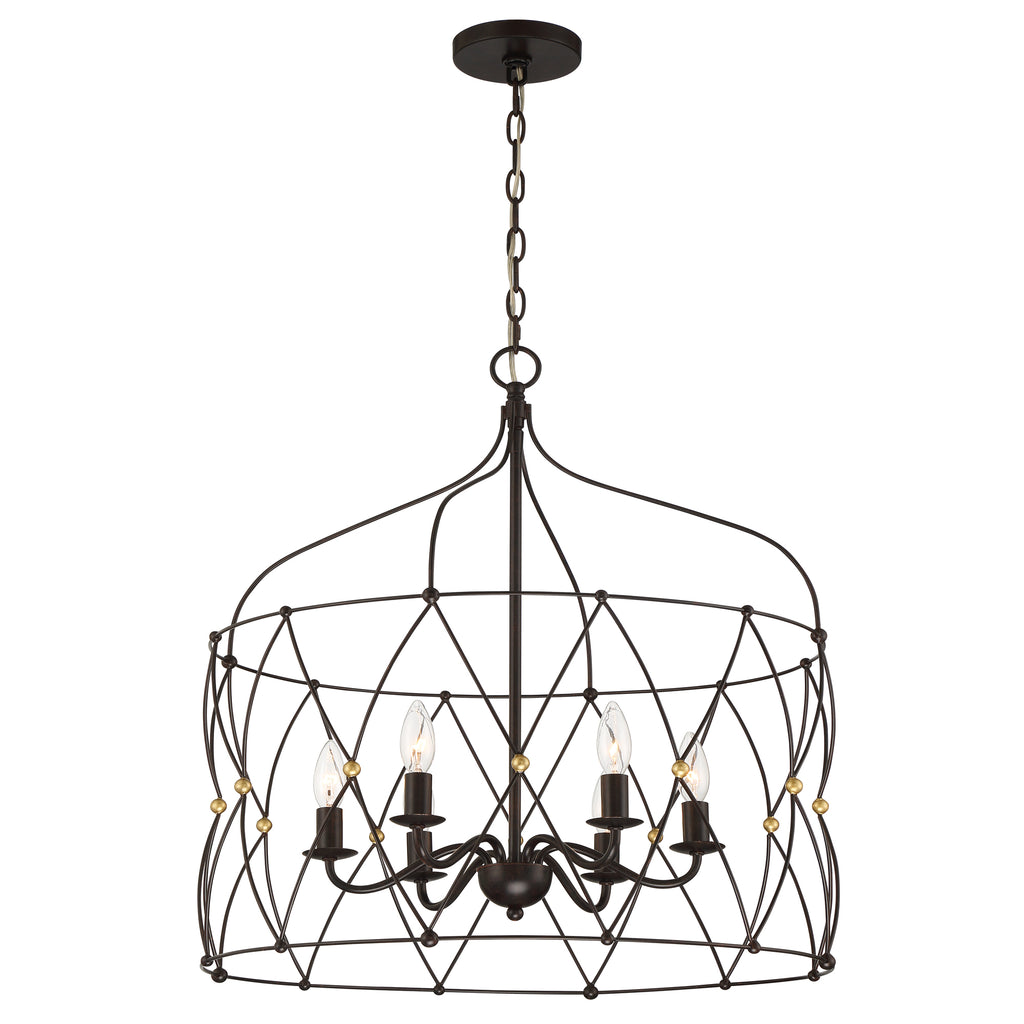 Crystorama Lighting Company, Zucca 6 Light Lantern