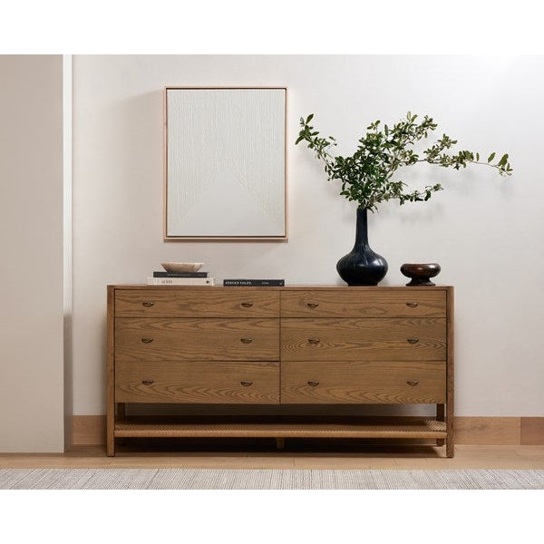 Four Hands, Zuma 6 Drawer Dresser-Dune Ash