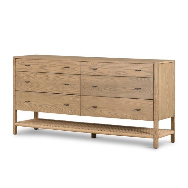 Four Hands, Zuma 6 Drawer Dresser-Dune Ash